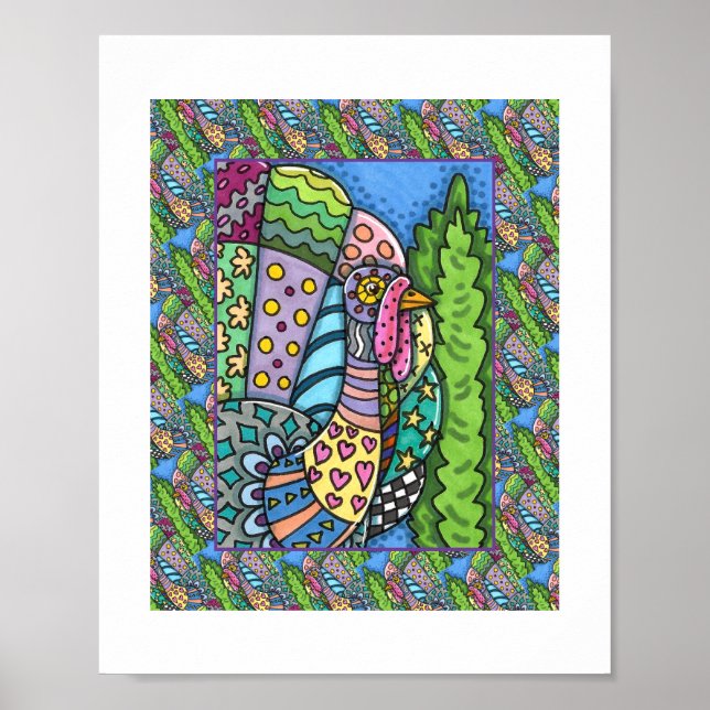 PÓSTER AGRADECIMIENTO A TURQUÍA, OBSERVADORES DE PATCHWOR (Frente)