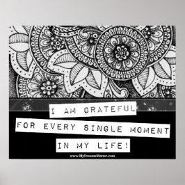 Póster Agradecimiento Agradecimiento Gracias Ilustración