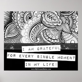 Póster Agradecimiento Agradecimiento Gracias Ilustración