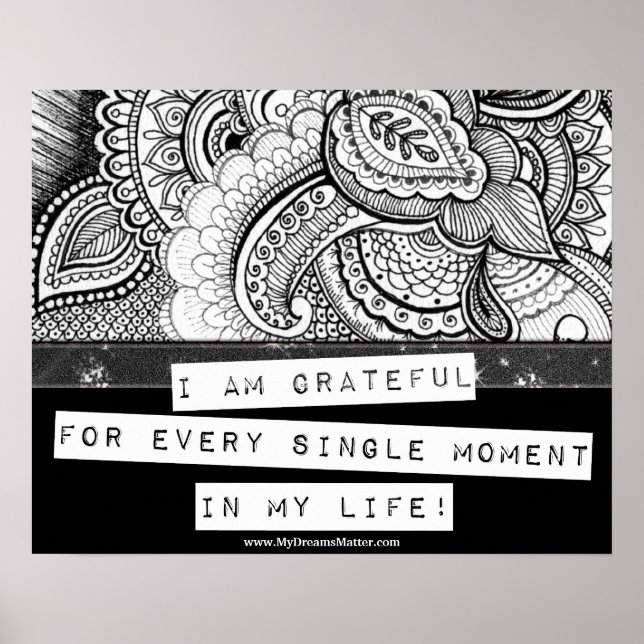 Póster Agradecimiento Agradecimiento Gracias Ilustración (Frente)