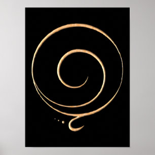 Póster Agradecimiento de Oro