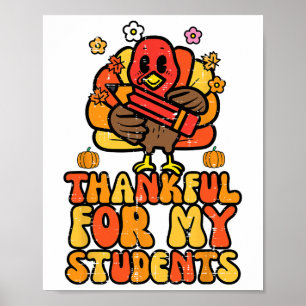 Póster Agradecimiento Para Mi Estudiante Profesor De Acci