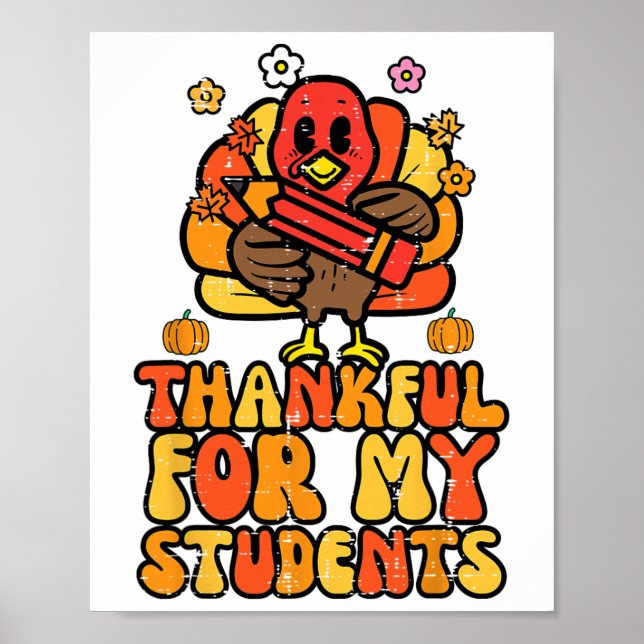 Póster Agradecimiento Para Mi Estudiante Profesor De Acci (Frente)