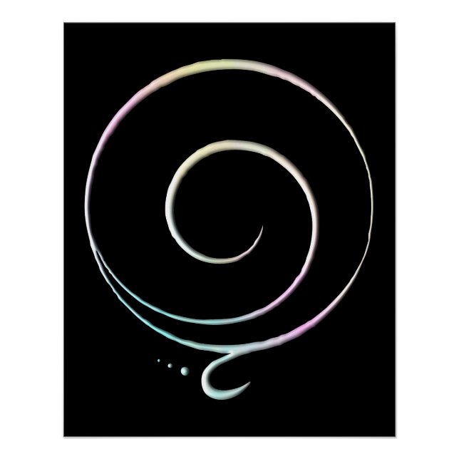 Póster Agradecimiento Pastel  (Anverso)