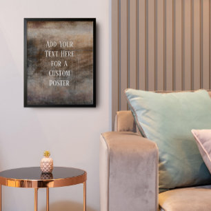 Póster Agregar el tono de tono de vintage de texto Person