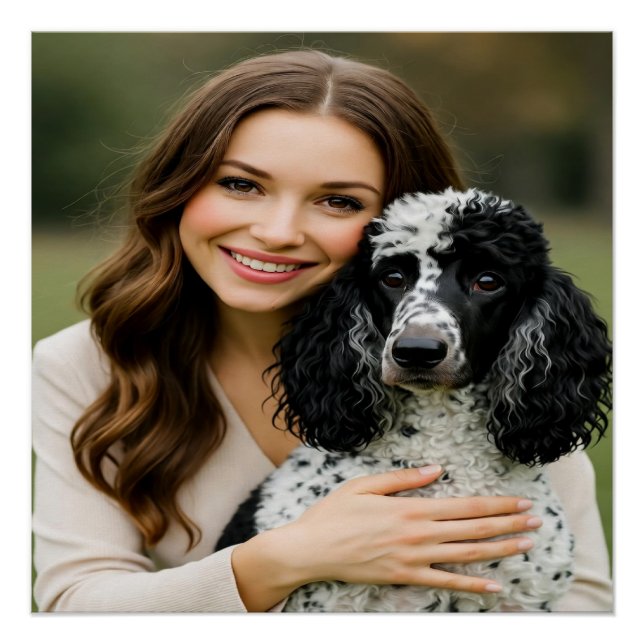 Póster Agregar foto de Poddle Personalizar Personalizació (Anverso)