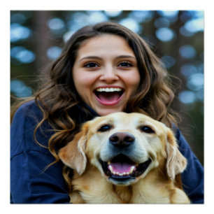 Póster Agregar foto personalizada de Labrador Retriever