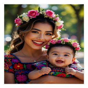 Póster Agregar Hermosa Foto De Bebé Personalizar