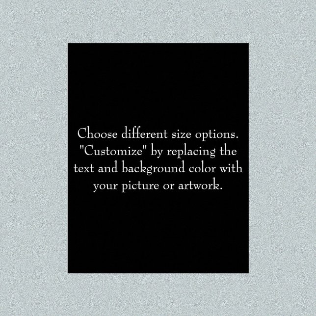 Póster Agregar imagen o ilustración, crear su camino (Add Picture or Artwork, Create It Your Way Poster)