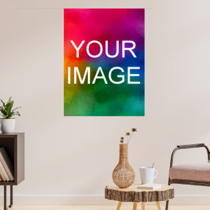 Póster Agregar Subir Tu Foto Plantilla Personalizada Gran