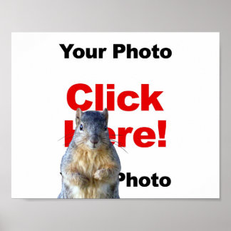 Póster Agregar un cartel personalizado de foto con una ar