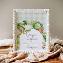 Póster Agricultores locales comercializan Poster de rifas