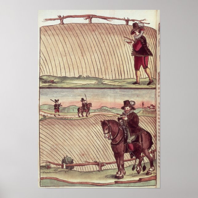 Póster Agrimensores, c.1590 (Frente)