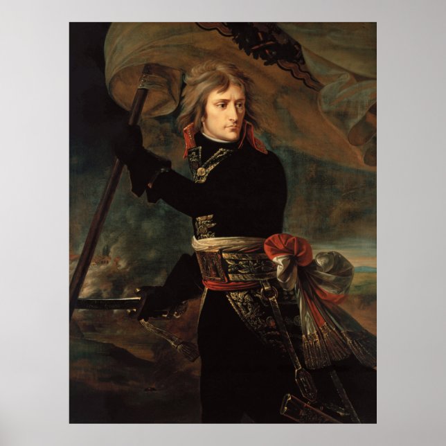 Póster Agrupamiento de Napoleón Bonaparte en la Batalla d (Frente)