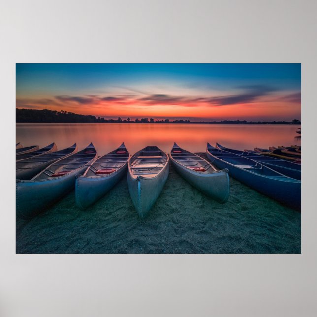 Póster Agua | Bahía de St. Louis Missouri (Frente)