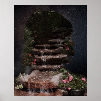 Póster Agua Corriente