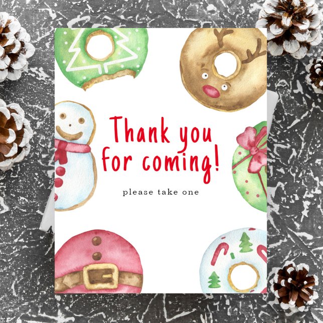 Póster Agua de invierno ducha de bebé Gracias por venir (Subido por el creador)