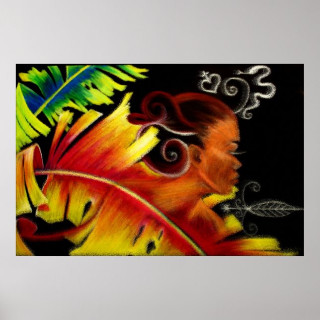 Póster Agua de la llama II (Frente)