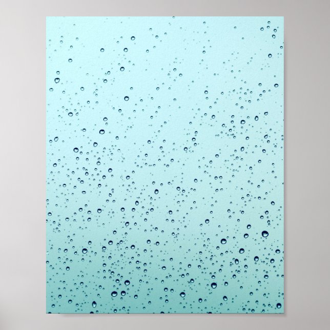 Póster agua de lluvia (Frente)