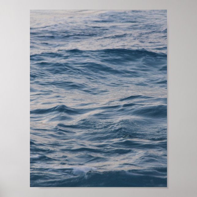 Póster Agua de mar en primer plano  (Frente)