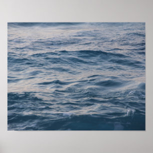 Póster Agua de mar en primer plano