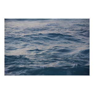 Póster Agua de mar en primer plano