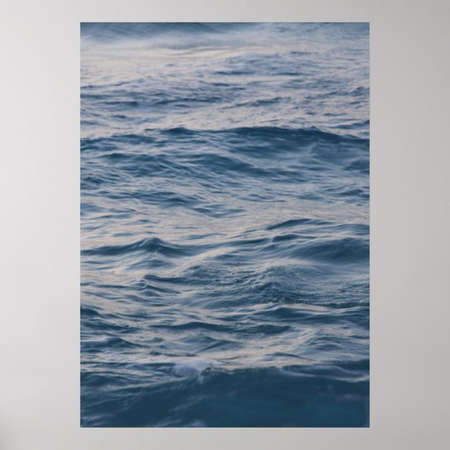 Póster Agua de mar en primer plano  (Frente)