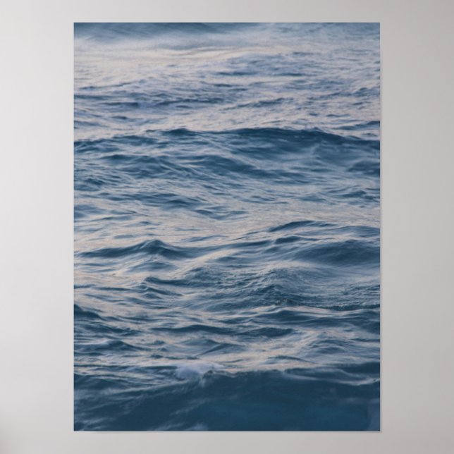 Póster Agua de mar primer plano   (Frente)