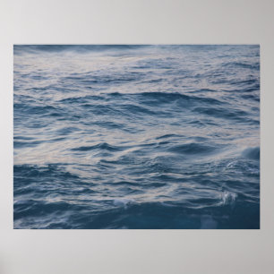 Póster Agua de mar primer plano