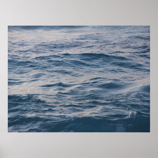 Póster Agua de mar primer plano (Frente)