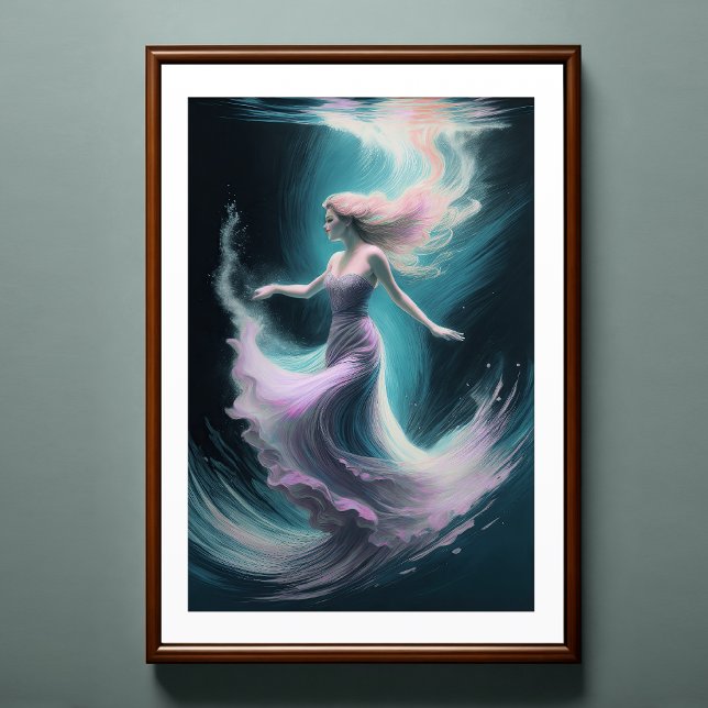 Póster Agua de pintura de color de agua Nymph (Subido por el creador)