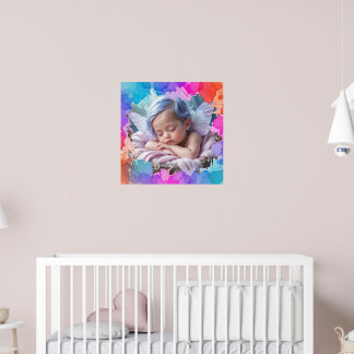 Póster Agua dulce Pastel Bebé Sleeping Photo