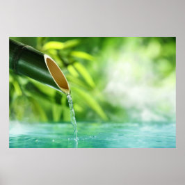 Póster Agua el milagro de toda vida sana el amor