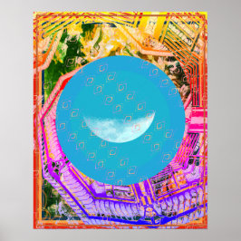 Póster Agua elemental en la ayuda a la meditación aérea T