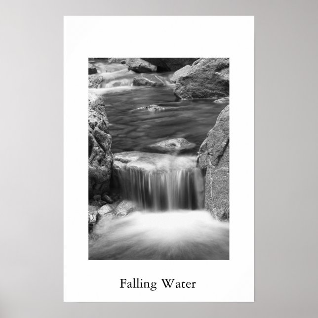 Póster Agua en caída (Frente)