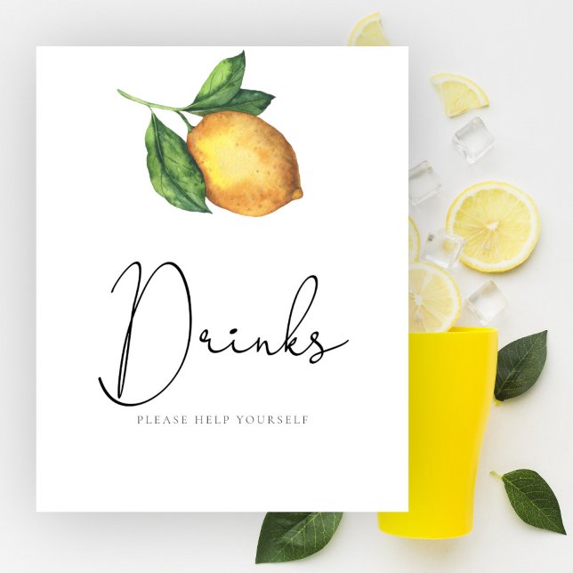 Póster Agua limón ducha para bebés Las bebidas te ayudan (Subido por el creador)