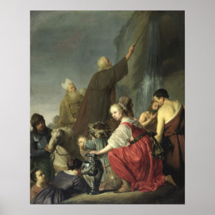 Póster Agua llamativa de Moses de la roca