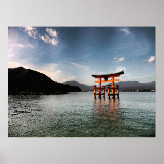 Póster Agua Miyajima