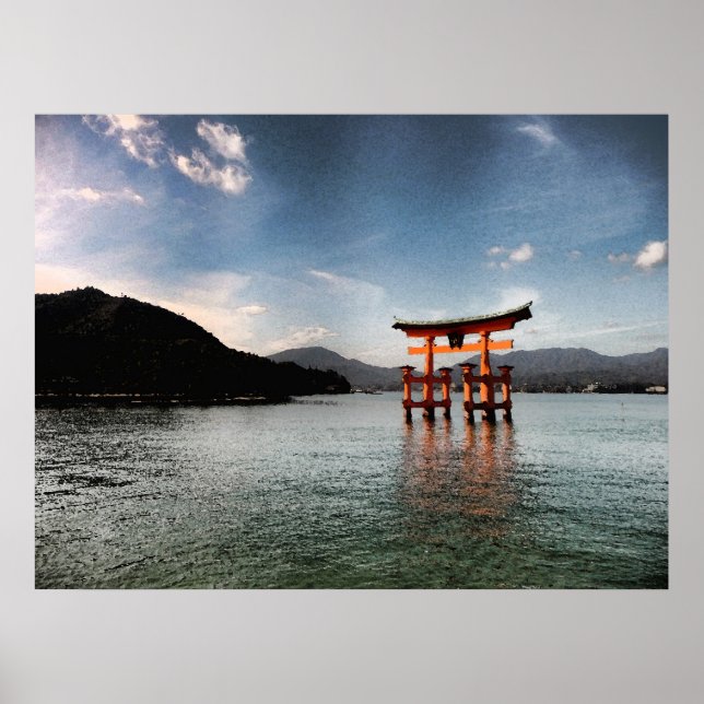 Póster Agua Miyajima (Frente)