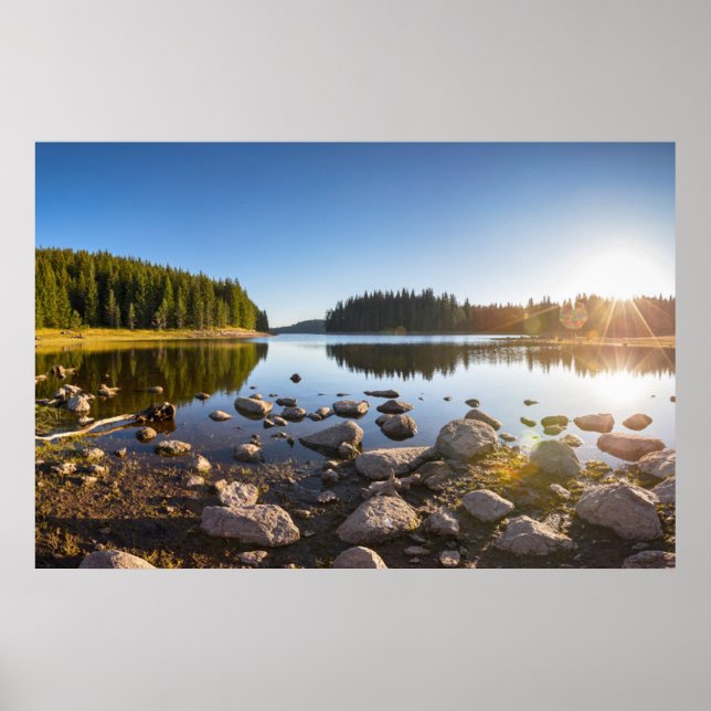 Póster Agua | Montañas Rhodope, Bulgaria (Frente)
