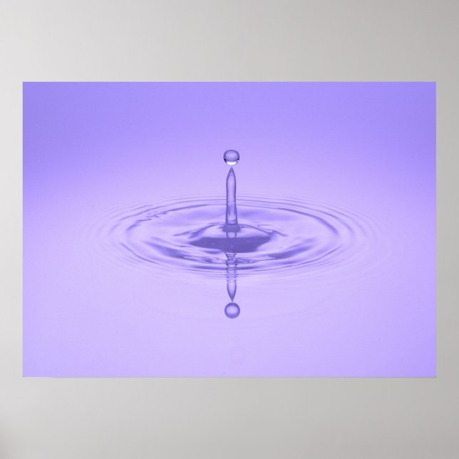 Póster Agua morada zenza te inspira el amor oceánico por  (Frente)