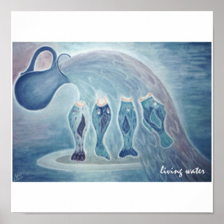 Póster agua potable
