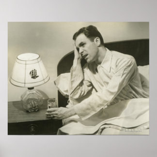 Póster Agua potable para hombre