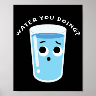 Póster ¿Agua Que Haces? - Agua divertida
