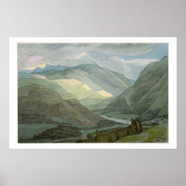 Póster Agua Rydal, 1786 (p/c) (Frente)