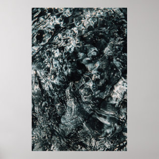 Póster Agua salpicada en el cuerpo del agua