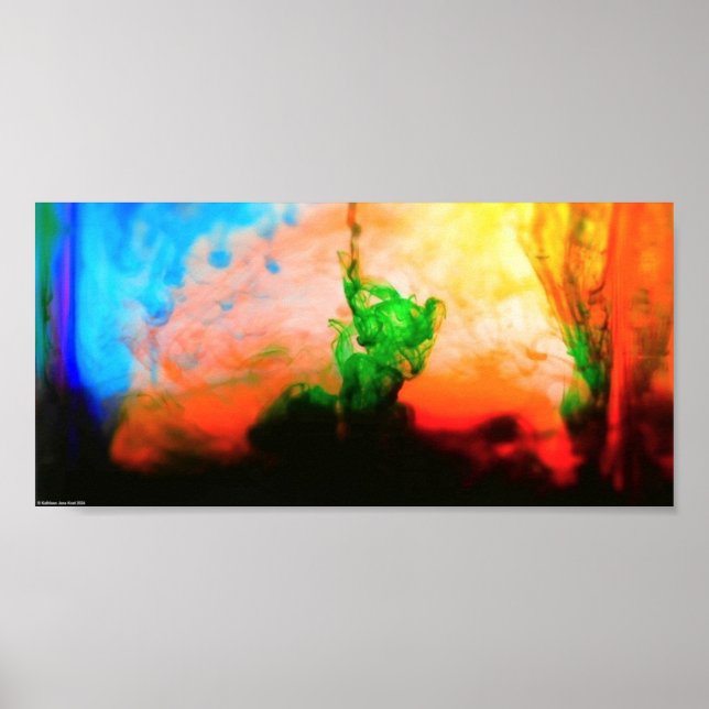 Póster Agua y tinta 4, (Frente)