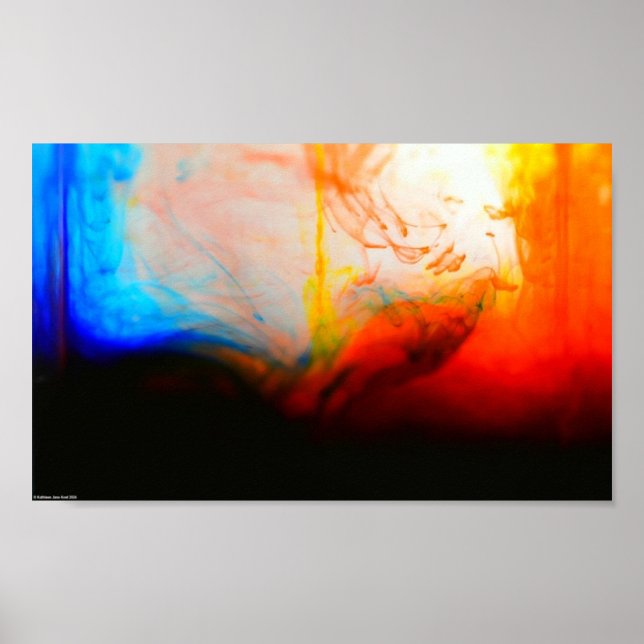 Póster Agua y tinta 5, (Frente)