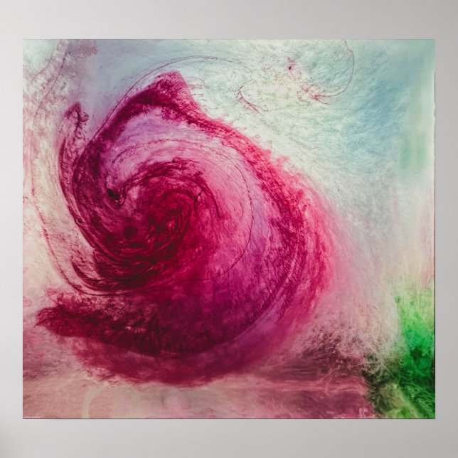 Póster Agua y tinta 6, (Frente)