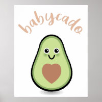Aguacado mit Herz Babycado für ein Baby